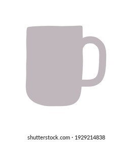 Mug for drinks icon elements illustration