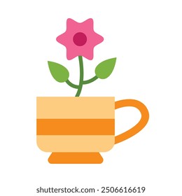 Mug Flat Icon Design For Personal nad Commercial Use