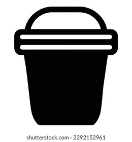 Mug Flat Icon Isolated On White Background