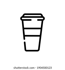 mug glass drink Icon in trendy flat style.  simple design for graphics, logos, websites, social media, UI, mobile apps, EPS10