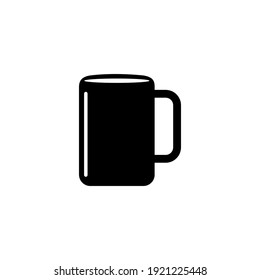 Mug And Glass Icon Vector Illustration