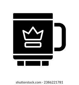 mug glyph icon. vector icon for your website, mobile, presentation, and logo design.