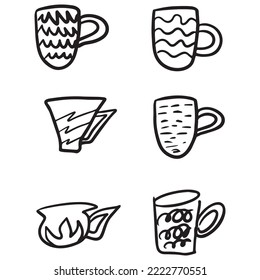 mug graphic design vector illustration,art tattoo sketch,hand draw,print use