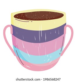 mug with handles ornament icon