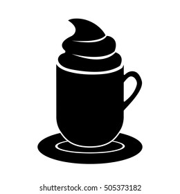 mug with hot beverage icon image 