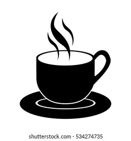 mug with hot beverage icon image 