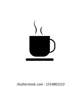 mug with a hot drink vector illustration