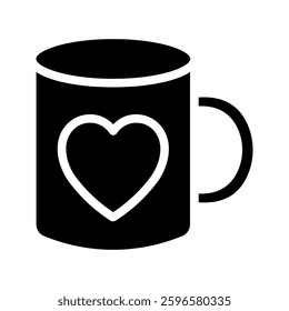mug icon color editable on white background