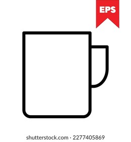 mug icon design in eps format