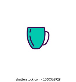 Mug icon design. Gastronomy icon vector illustration