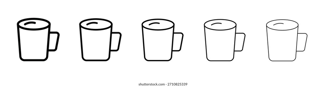 Mug icon design, logo, app, UI. Vector illustration, EPS