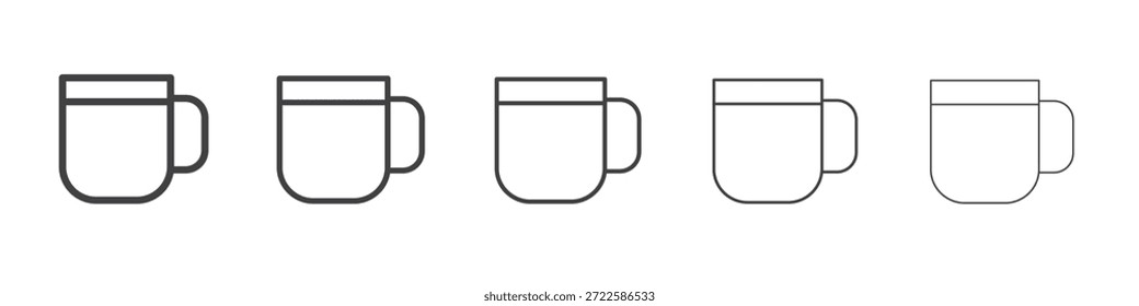 Mug icon design, logo, app, UI. Vector illustration, EPS