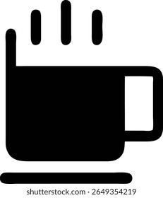 mug icon design on white background.