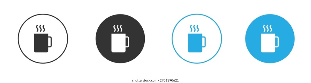 Mug icon. Graphic icon design template