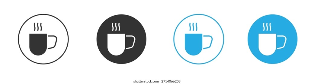 Mug icon. Graphic icon design template