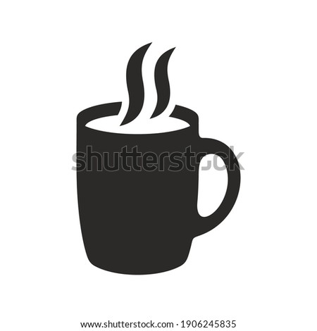 Mug icon. Hot drink. Tea, coffee. Vector icon isolated on white background.