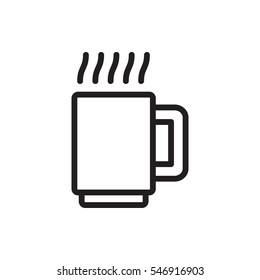 mug icon illustration isolated vector sign symbol