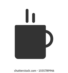 Mug icon isolated on white background. Hot drink symbol modern, simple, vector, icon for website design, mobile app, ui. Vector Illustration