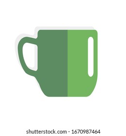 Icono de peluca aislado en fondo blanco. Estilo moderno y plano para el diseño gráfico, sitio web. Ilustración del vector EPS 10.