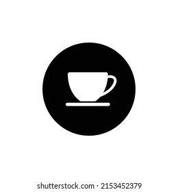 Mug Icon Isolated on White Artboard 