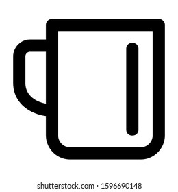 mug icon isolated sign symbol vector illustration - high quality black style vector icons
