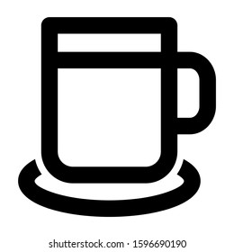 mug icon isolated sign symbol vector illustration - high quality black style vector icons
