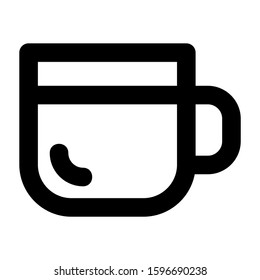 mug icon isolated sign symbol vector illustration - high quality black style vector icons
