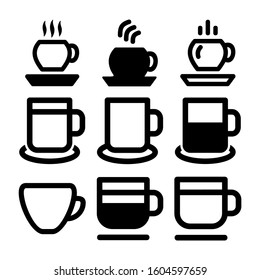 mug icon isolated sign symbol vector illustration - Collection of high quality black style vector icons
