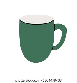 Mug icon. Kitchen tools silhouette. Vector illustration.