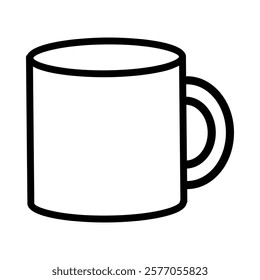 Mug Icon in Line Style