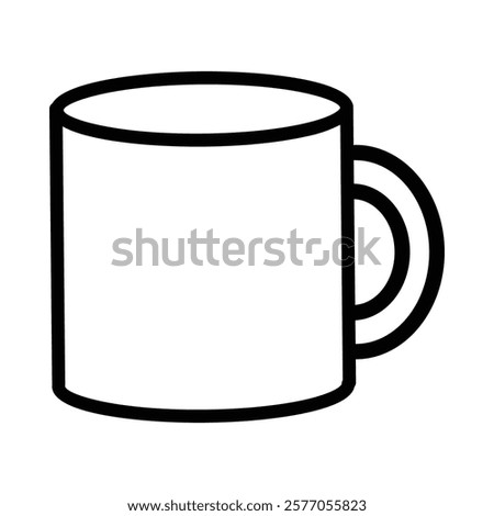 Mug Icon in Line Style