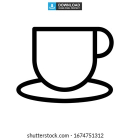mug icon or logo isolated sign symbol vector illustration - high quality black style vector icons
