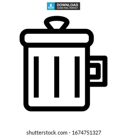 mug icon or logo isolated sign symbol vector illustration - high quality black style vector icons
