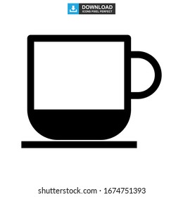 mug icon or logo isolated sign symbol vector illustration - high quality black style vector icons
