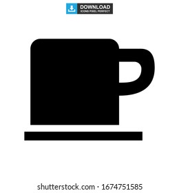 mug icon or logo isolated sign symbol vector illustration - high quality black style vector icons
