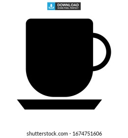 mug icon or logo isolated sign symbol vector illustration - high quality black style vector icons
