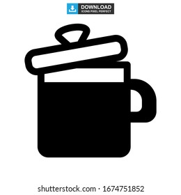 mug icon or logo isolated sign symbol vector illustration - high quality black style vector icons

