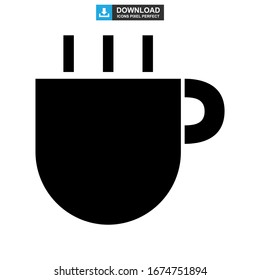 mug icon or logo isolated sign symbol vector illustration - high quality black style vector icons
