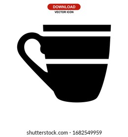 mug icon or logo isolated sign symbol vector illustration - high quality black style vector icons
