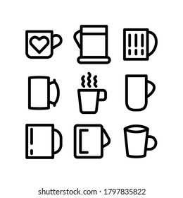 mug icon or logo isolated sign symbol vector illustration - Collection of high quality black style vector icons
