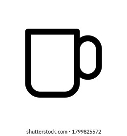 mug icon or logo isolated sign symbol vector illustration - high quality black style vector icons
