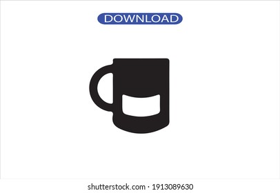 mug icon or logo isolated sign symbol vector illustration - high quality black style vector icons.