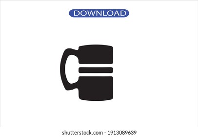 mug icon or logo isolated sign symbol vector illustration - high quality black style vector icons.