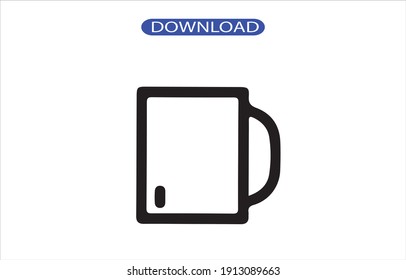 mug icon or logo isolated sign symbol vector illustration - high quality black style vector icons.