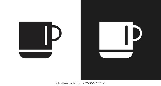 Conjunto de logotipo de icono de taza Vector