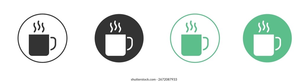 Conjunto de iconos de Vector de línea plana minimal.