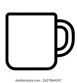 Mug icon on white background vector
Vector icon household items home