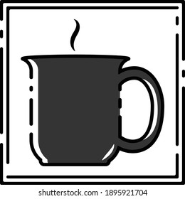 mug icon for restaurant and coffee shop or product related food and drink.