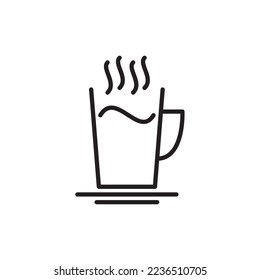 Mug Icon Simple Design, Vector Illustration