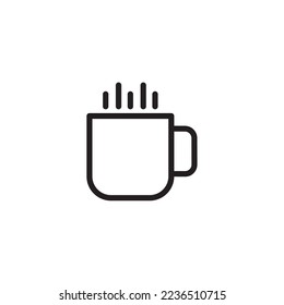 Mug Icon Simple Design, Vector Illustration